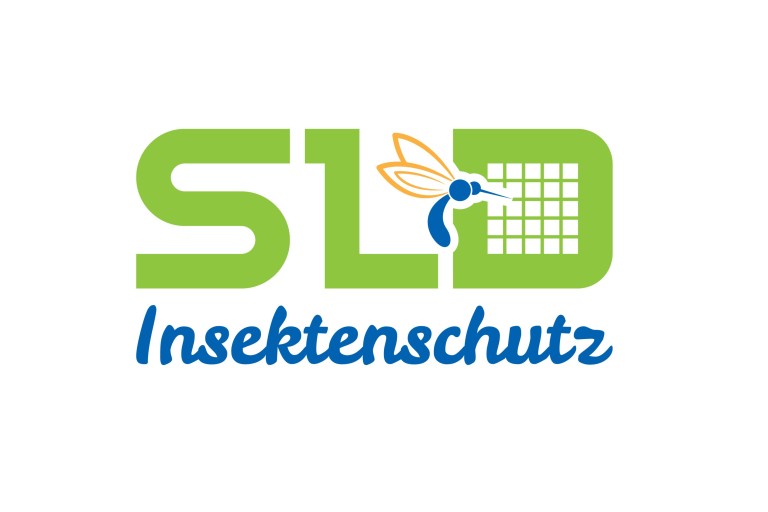 SLD Insektenschutz Logo – effektiver Schutz vor Insekten mit weißem Rand